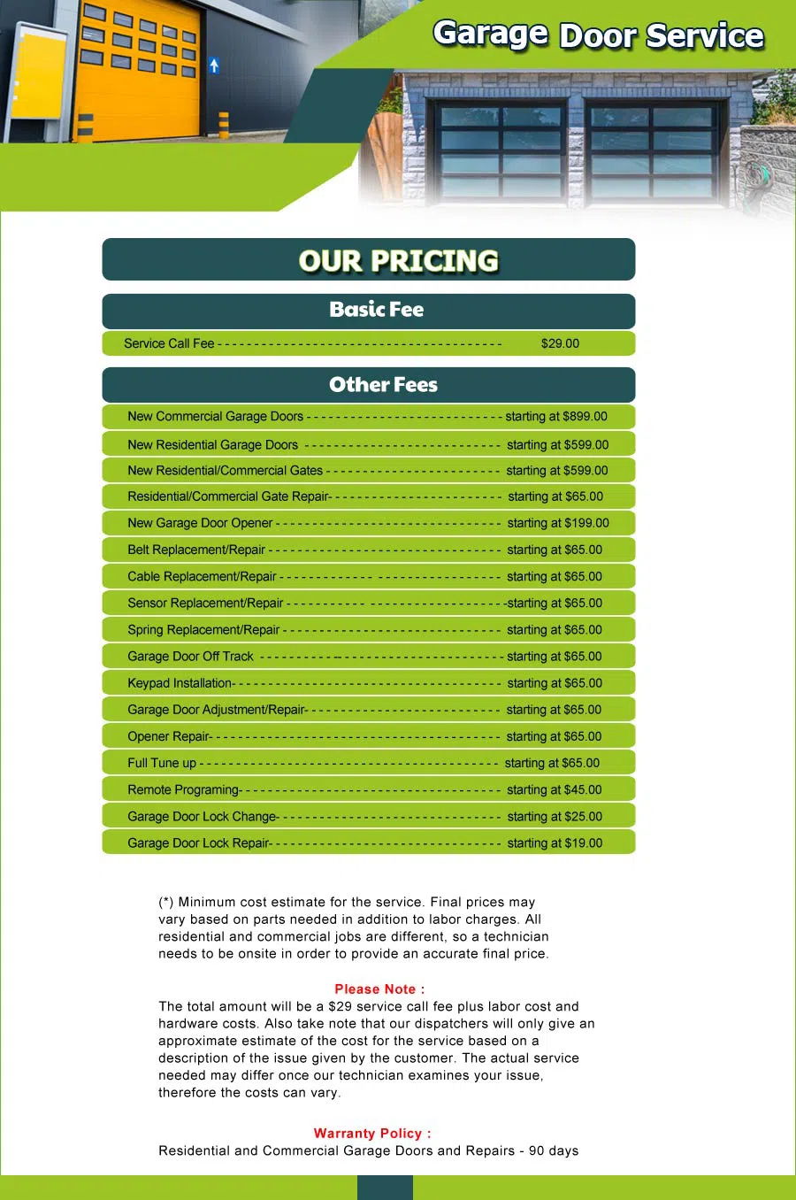 Garage Door 24 Hours Repair El Granada, CA 650-297-4157